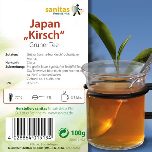 Gr Ner Tee Japan Kirsch Sanitas Shop