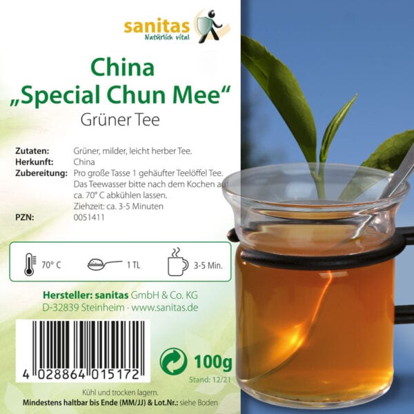 Gr Ner Tee China Special Chun Mee Sanitas Shop